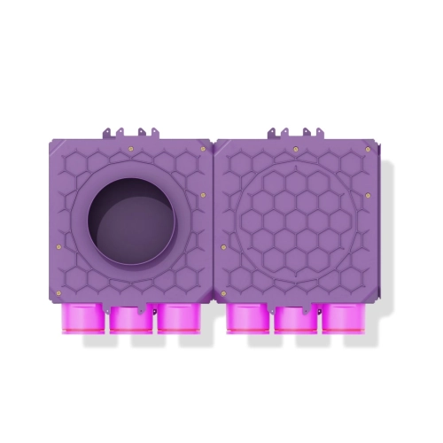 200 mm, 6x90 mm uzavretý dvojmodulový rozvádzač + obvodové tesnenia