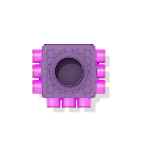 Jednomodulová rozvodná skriňa uzavretá 200 mm, 9x90 mm + obvodové tesnenia