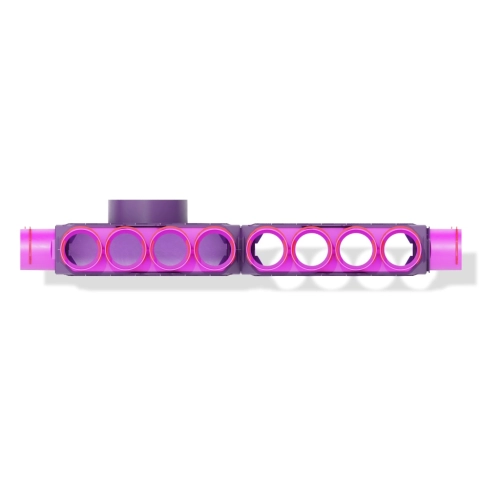 Dvojmodulový box uzavretý 160mm, 20x75mm + modulárne tesnenia 2kpl + tesnenia fi 75 20ks + spojovací materiál silný 20ks